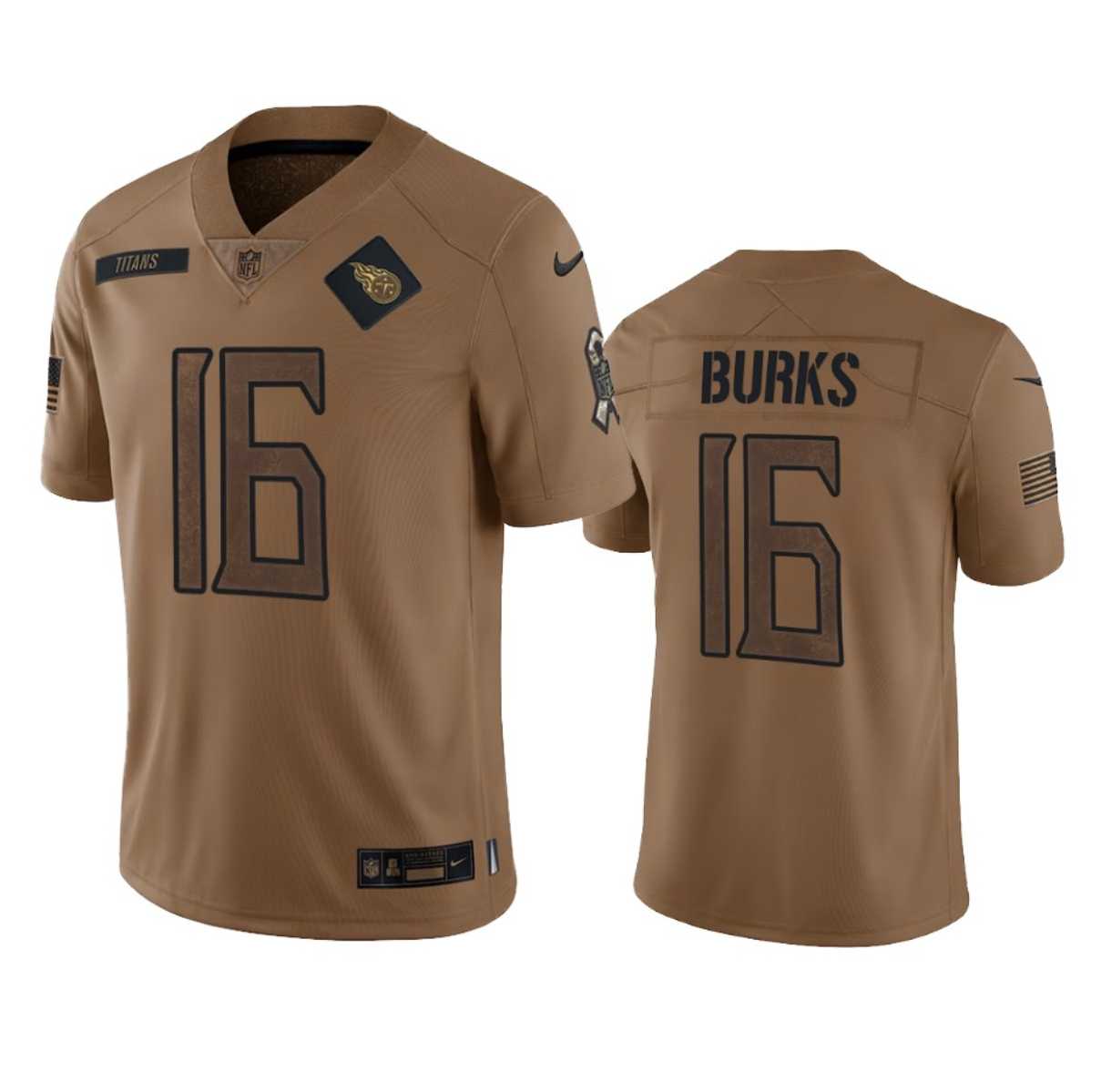 Men's Tennessee Titans #16 Treylon Burks 2023 Brown Salute To Service Limited Jersey Dyin,We sell and wholesale Men's Tennessee Titans #16 Treylon Burks 2023 Brown Salute To Service Limited Jersey Dyin on line form chian!
